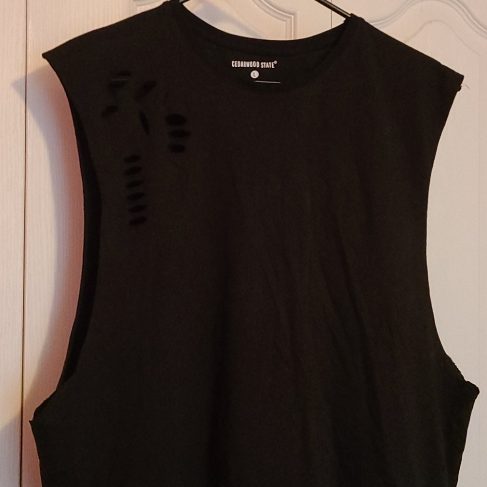 Men's Cedarwood Stressed Tee - Picture 1 of 4